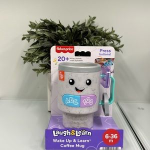 Fisher Price laugh and learn wake up and learn coffee mug - baby Stanley